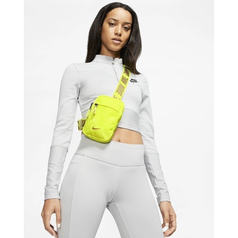 [CHÍNH HÃNG] TÚI ĐEO CHÉO NAM NỮ FULL TEM, TAG, CODE Nike Essentials Small Hip Pack BA5904-757 (Lemon Venom/Khaki)
