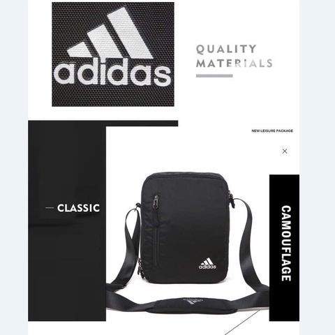 [Chính hãng] Túi đeo chéo unisex Full Tag, Code ADIDAS B2133