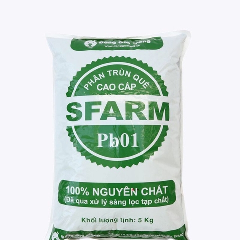 Phân trùn quế cao cấp Sfarm Pb01 - 2kg