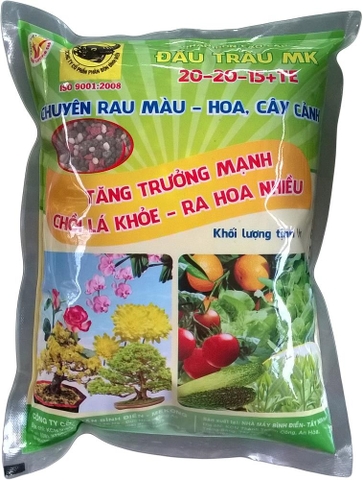 Phân đầu trâu NPK 20-20-15 gói 1 kg