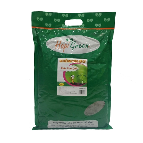 Phân Trùn Quế Hapi Green Phú Nông - Bao 2kg