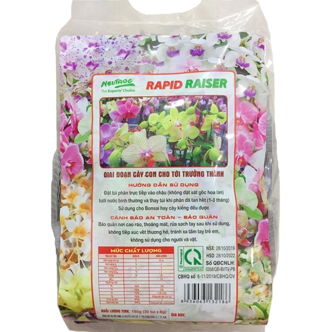 Phân Hữu Cơ 30 Túi Lọc Tan Chậm Bounce Back 180g