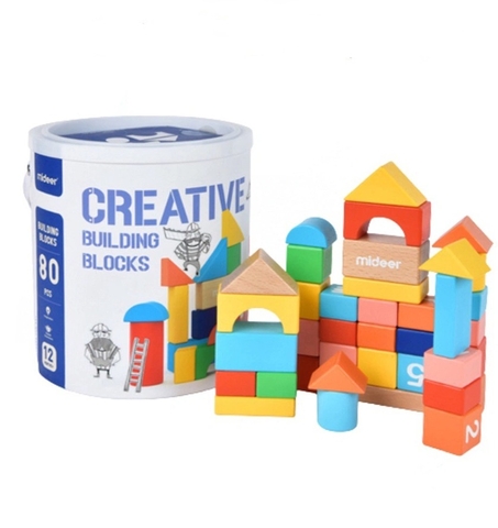 Đồ Chơi Gỗ Thông minh Creative Building Blocks Mideer