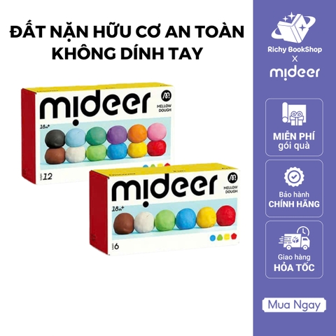 Đất Nặn Gạo Hữu Cơ Không Dính Tay, Dùng Nhiều Lần - Mideer Rice Colour Clay