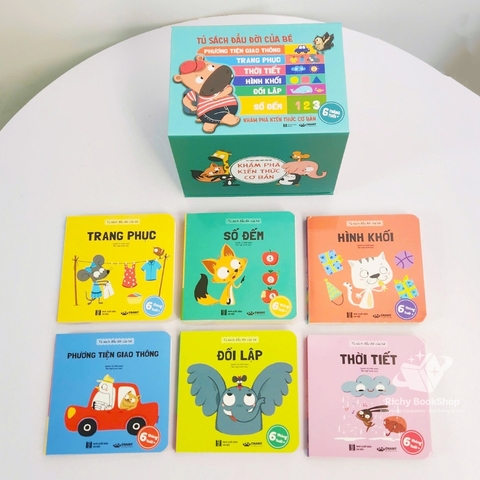 Bộ tủ sách đầu đời của bé - Khám phá kiến thức cơ bản | Khởi đầu hoàn hảo cho hành trình học hỏi của trẻ
