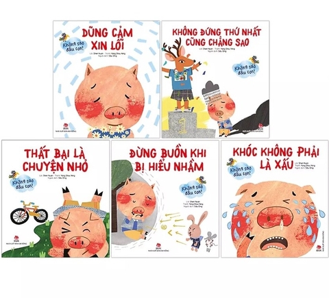 Ehon Chú Lợn - Không Sao Đâu Con 5 Cuốn