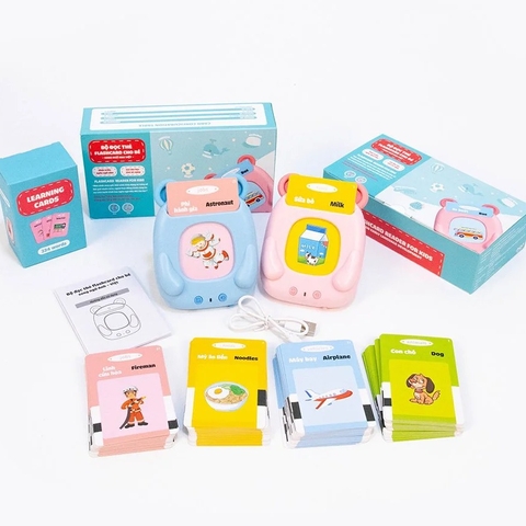 Máy Đọc Thẻ Flashcard Song Ngữ KENNEN 224 Từ Vựng – Học mà chơi, chơi mà học!