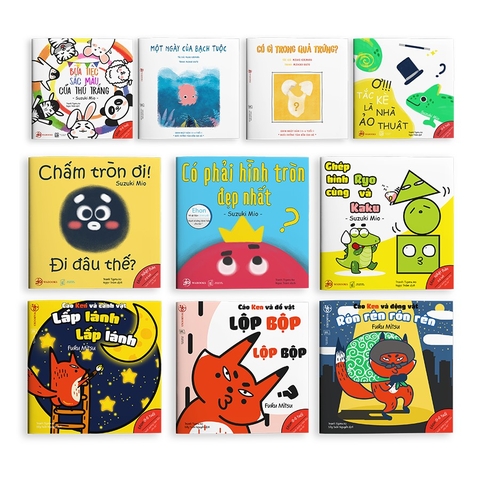 Ehon 11 cuốn chấm tròn, cao Ken, Moi Moi