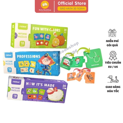 Đồ Chơi Xếp Hình Mideer Matching Puzzles