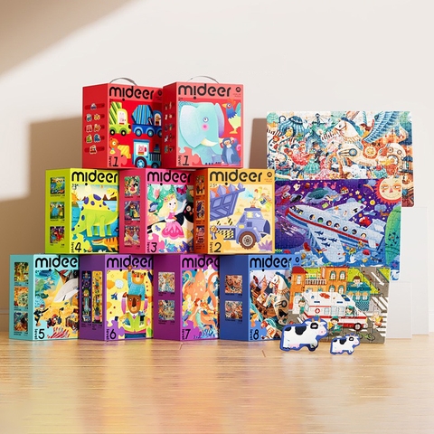 Xếp Hình 8 Cấp Độ MIDEER Puzzle Level Up