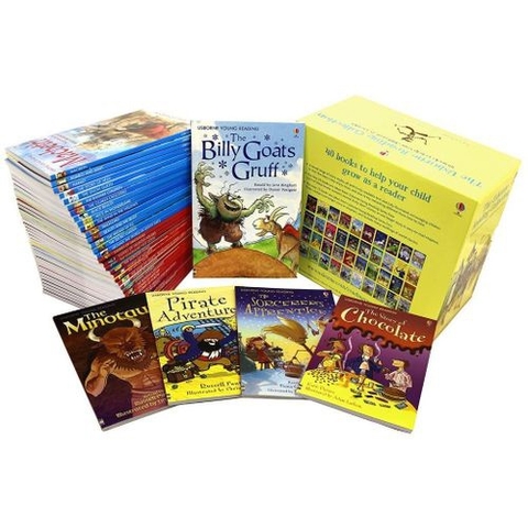 Sách - The Usborne Reading Collection - Bộ vàng 40 quyển kèm file nghe