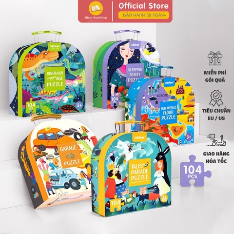 Đồ chơi xếp hình Mideer Vali Gift Box Puzzle 100 - 104 chi tiết