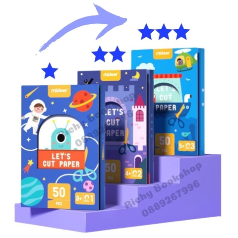 Đồ Chơi Cắt Giấy Tạo Hình Tư Duy - Mideer Let's Cut Paper