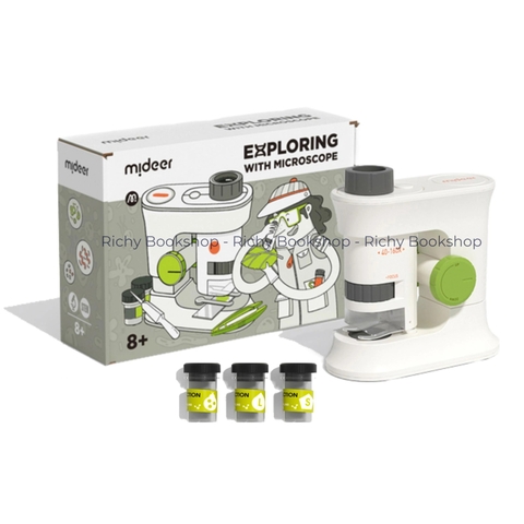 Kính Hiển Vi Mini Bỏ Túi Cho Bé Từ 6+ Tuổi - Mideer Exploring With Microscope