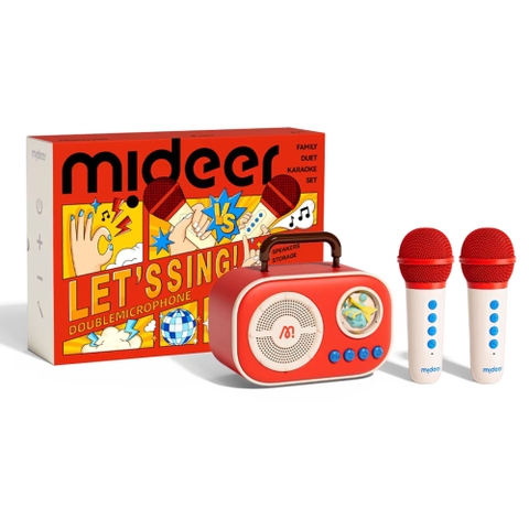 Loa Karaoke Mini Bluetooth Mideer - Trải Nghiệm Âm Nhạc Tuyệt Vời Cho Bé!