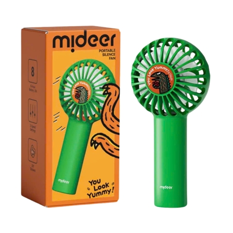 Mideer Portable Silence Fan – Quạt Cầm Tay Mini Siêu Êm, An Toàn Cho Bé
