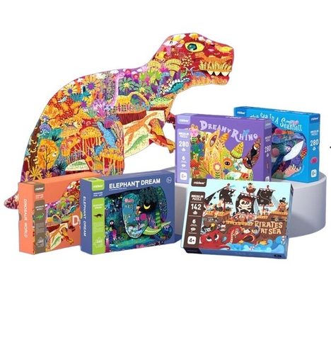 Đồ Chơi Xếp Hình Nghệ Thuật Về Động Vật - Mideer Large animal shaped puzzle