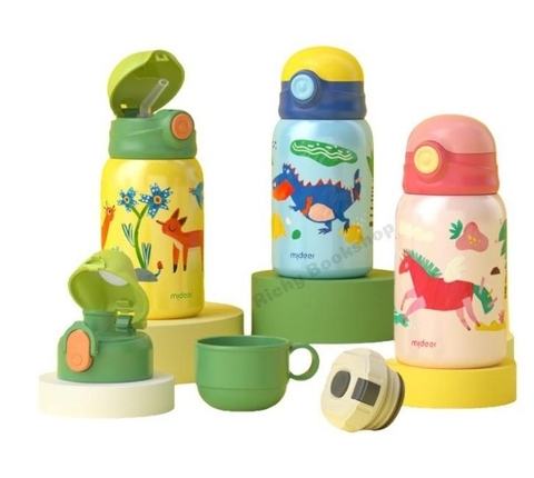 Bình Đựng Nước Giữ Nhiệt Kèm Ống Hút Cho Bé - Mideer Vacuum Insulated Bottle