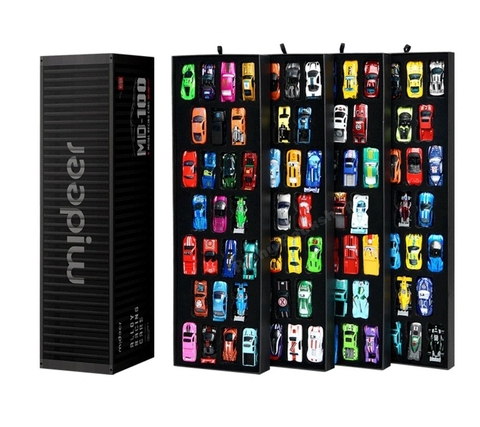 Bộ Mô Hình Xe Ô Tô Đồ Chơi Bằng Hợp Kim Kẽm Cao Cấp - Mini Alloy Racing Cars Mideer