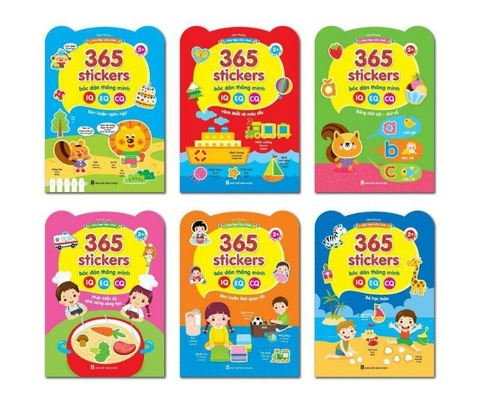Sách - 365 Stickers Bóc Dán Thông Minh Song Ngữ Việt Anh