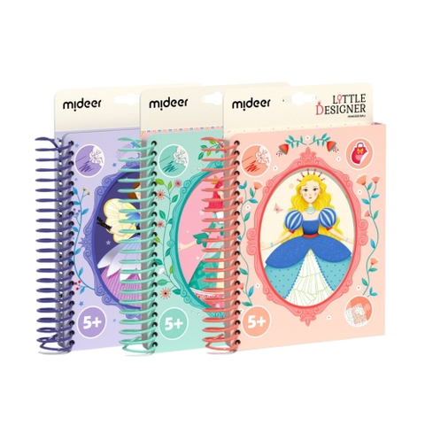 Sổ Tay Thiết Kế Thời Trang Cho Bé Từ 5+ Tuổi - Mideer Little Designer