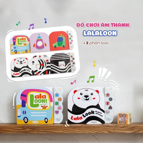 Sách âm thanh Lalalook cho bé sơ sinh 5 bài hát Lalala baby
