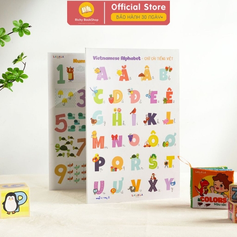 Bảng gấp chữ cái Tiếng Anh Lalala baby