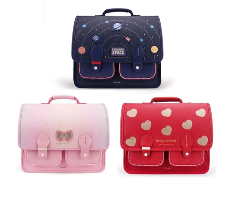 Balo chống gù chính hãng Zoyzoii Retro Series Backpack B66, cặp đi học cao cấp dành cho bé trai bé gái B66