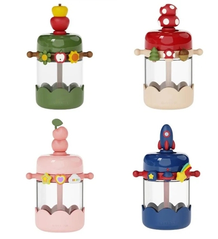 Zoyzoii Nature Paradise Cup Mã E6 – Bình Nước Tritan Cao Cấp An Toàn Cho Bé