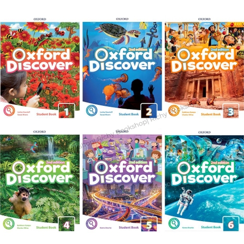 Sách Oxford Discover 2nd edition Level 1,2,3,4,5,6 - bộ 2 cuốn kèm file nghe