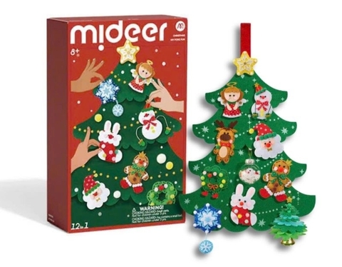 Mideer Christmas Advent Calendar: Cây Thông Vải Nỉ DIY Độc Đáo Cho Bé Yêu Mùa Giáng Sinh