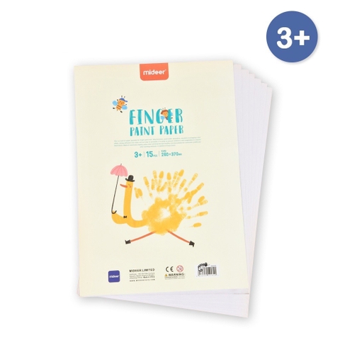 Giấy Vẽ Chuyên Dụng 15 Tờ Mideer Finger Paint Paintings Paper