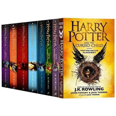 [Sách nhập] - Truyện Harry Potter 8 cuốn bìa mềm