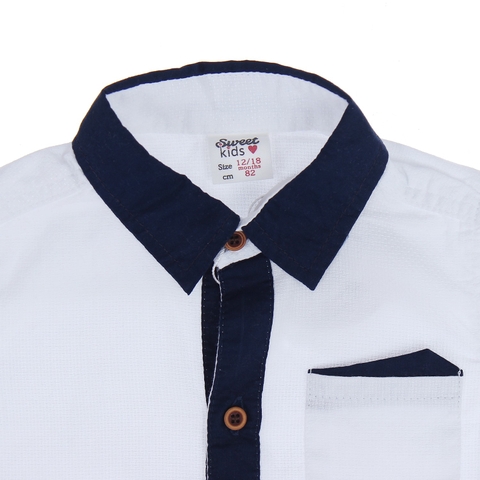 Áo sơ mi bé trai Sweet SM24 0210