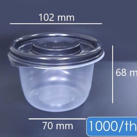 HỘP NHỰA ĐỰNG CANH 350ml