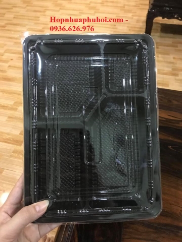 HỘP NHỰA ĐỰNG CƠM 4 NGĂN HT25