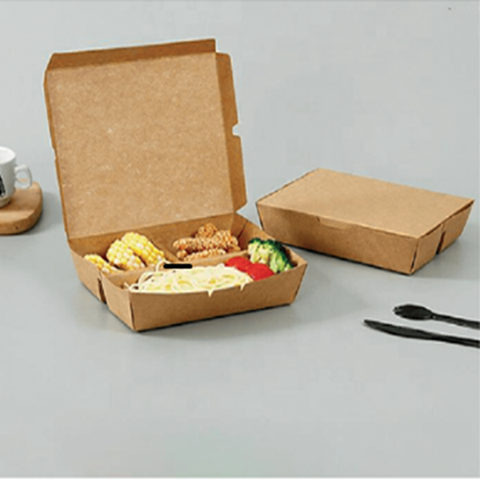 Hộp Giấy Kraft 3 Ngăn