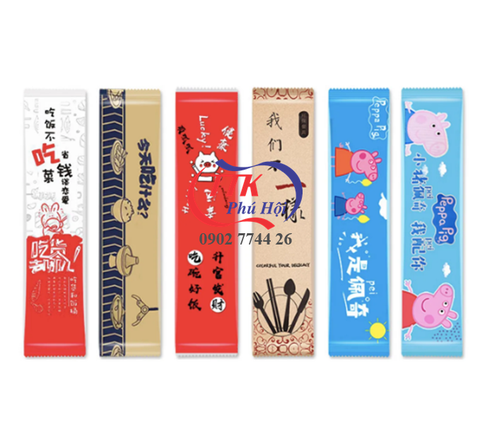 In bao gói muỗng đũa tiện lợi