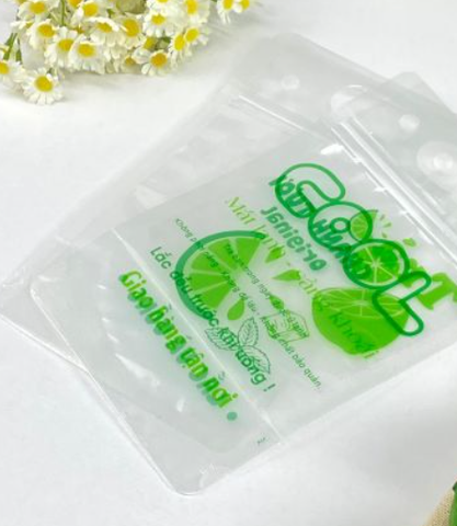 In túi zip đựng trà chanh
