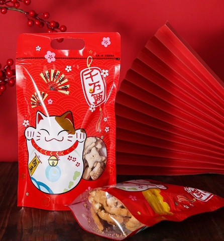 In túi zip chỉ đỏ