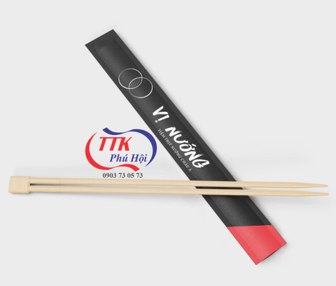 In vỏ bao đũa nhà hàng