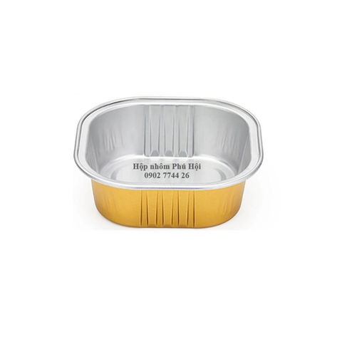 Khay nhôm màu vàng cao cấp 125ml