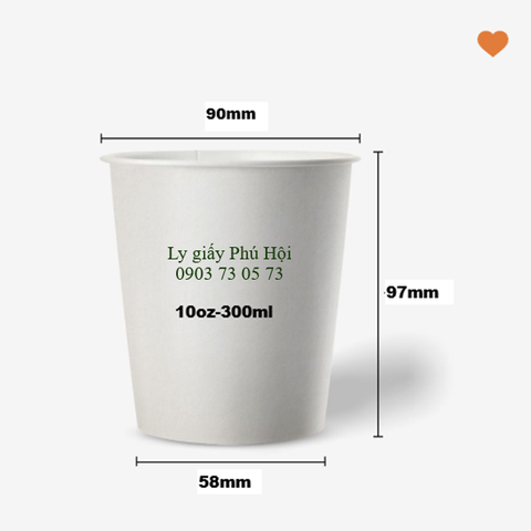 Ly Giấy 10oz (300ml)