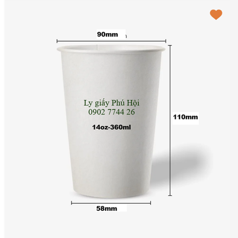 Ly Giấy 14oz (360ml)