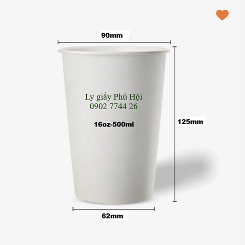 Ly Giấy 16oz (500ml)