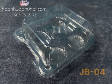 Hộp nhựa đựng 4 bánh sukem JB04