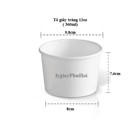 Tô Giấy 12oz (360ml)