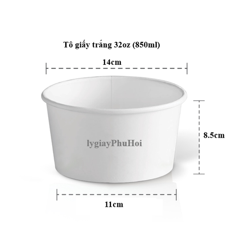 Tô Giấy 32oz (850ml)
