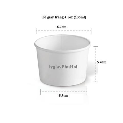 Tô Giấy 4.5oz (135ml)