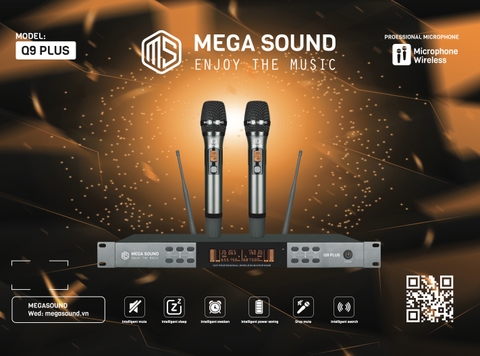 Micro không dây MegaSound Q9 Plus